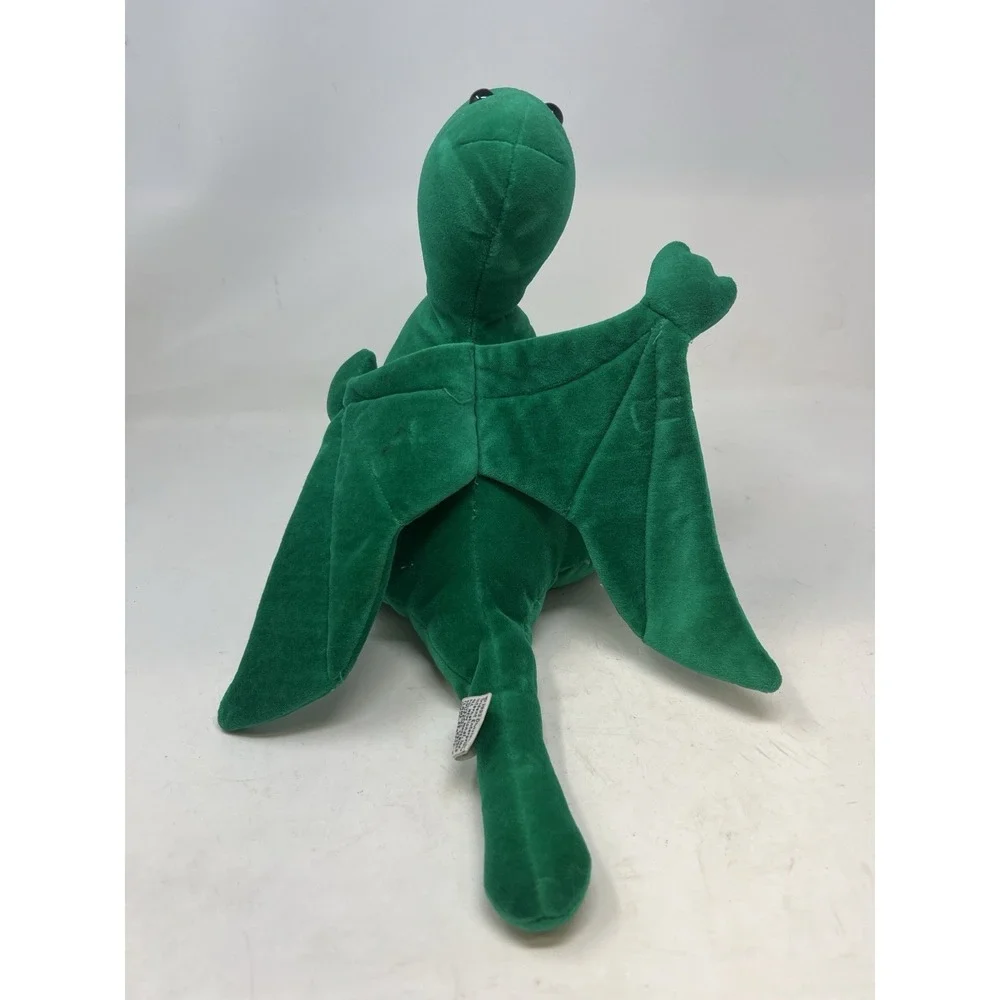Vintage Manhattan Toy Co Green Pterodactyl Dinosaur Plush‎ 1993 10